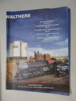WALTHERS MODEL TRAIN RAILROAD CATALOG SEPTEMBER 2007 HIAWATHA PROTO 2000 CCO SP