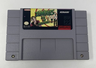 Zombies Ate My Neighbors Super Nintendo SNES Authentic Nice Label Rare