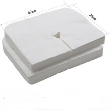 Disposable Fitted Head Face Rest Cushion Circle Cover Spa Massage Cotton Cover