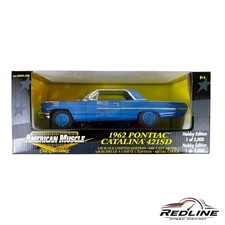 Ertl American Muscle 1962 Pontiac Catalina 421sd Blue Hobby Edition 118 Ah