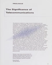 Telecommunications : An Introduction to Electronic Media Lynne Sc