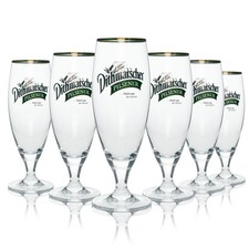 6x Dithmarscher Bier Glas Pokal Pilsener 0,3l Ritzenhoff Tulpe Gläser Export Bar