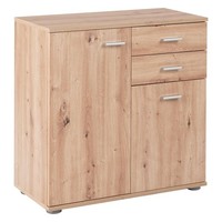 Kommode Sideboard 2 TüRen 2 Schubladen Artisan Eiche Dekor 71 X 76 Cm