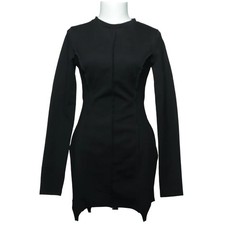 Blind, Kleid, Größe: M, Schwarz, Elasthan/Viskose, Einfarbig, Scuba, Damen #50P