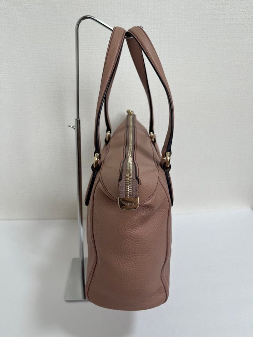 GUCCI Soho Tote Bag Pink Leather A4 Compatible Excellent Condition thumbnail 4