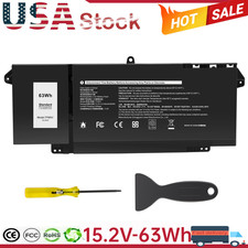 LOT 7FMXV Battery For Dell Latitude 5320 7320 7420 7520 9JM71 TN2GY 4M1JN 63Wh