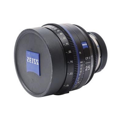 Zeiss 25mm T2.1 CP.3 Compact Prime Cine Lens (Feet) with Canon EF EOS Mount