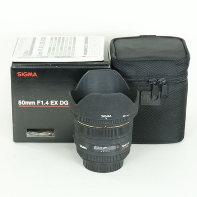 Good condition SIGMA 50mm F1.4 EX DG HSM (for Canon EF) Canon EF mount
