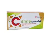 Dharma Research Citrine 5% Fluoride Varnish 20 mL Tubes