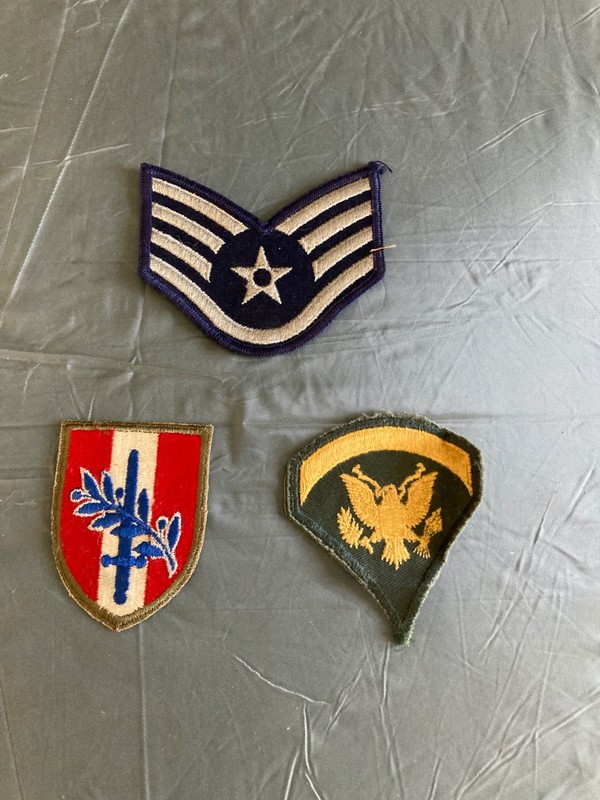 Vintage United States Military Patches Lot of 3 Patches