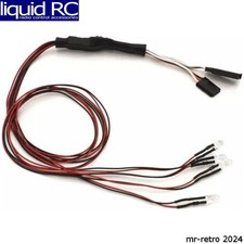 Kyosho 97054-4CR-B Led Light Unit 4x F5 Bulbs Clear and Red L 400