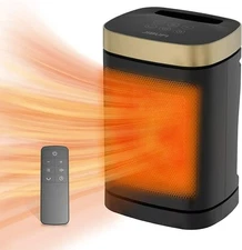 JIBUFI Small Electric Indoor Space Heater Quiet Portable Room Heater Free Ship