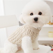 Pet Dog Knitted Sweater Cute Casual Pullover Clothing Winter Warm Puppy Sweater