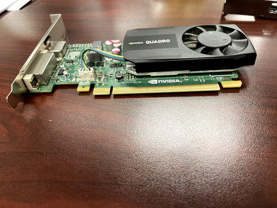 NVIDIA Quadro K620 2GB GDDR5 PCI-Express Workstation Graphics Card   AS IS