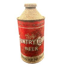 Goetz Country Club Beer Cone Top Can Goetz Brewing Co  St Joseph MO