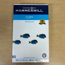 HAMMERMILL A4 (8.5 x 14) in Copy Paper - White (500 Sheets) 92 Brightness NEW
