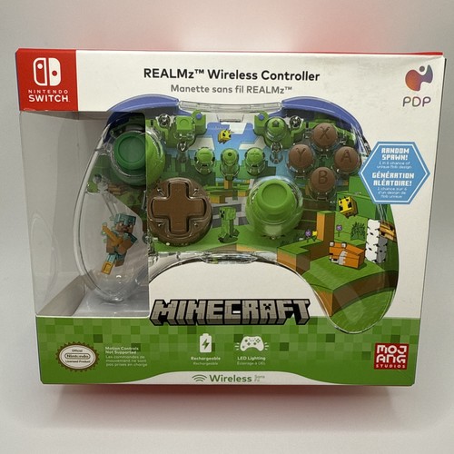 PDP REALMz™ Wireless Controller: Minecraft Forest Biome - Nintendo Switch™ - Picture 2 of 9