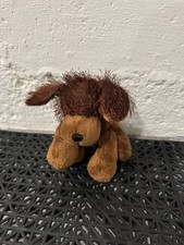 Ganz Webkinz Brown Dog Plush Puppy Shaggy Stuffed Animal HM195 No Code Toy