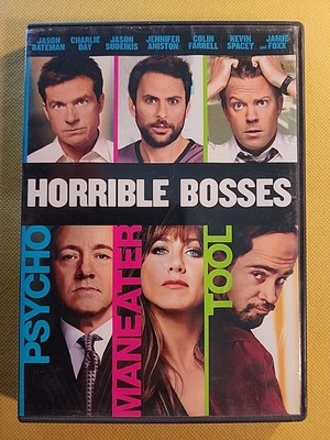 Horrible Bosses DVD Widescreen Jason Bateman Jennifer Aniston Jamie Foxx 2012