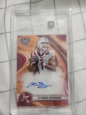 Kyron Drones 2024 Bowman Best Orange Refractor Autograph #11/23 Graded 10 TAG