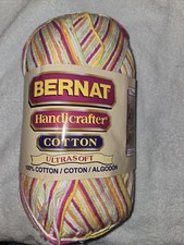 Bernat Handicrafter Cotton Yarn - Various Colors