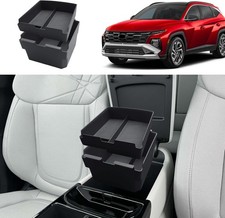 Double-Layer Center Console Organizer for 2025 Tucson Center Console Organizer -