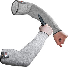 Protective Arm Sleeves Cut Resistant Farmers Sleeves for Men Work, Gardening, Fa