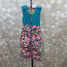 BOULDER GEAR Girls Size 4 Printed One Piece Snow Pants Colorful Flowers Winter