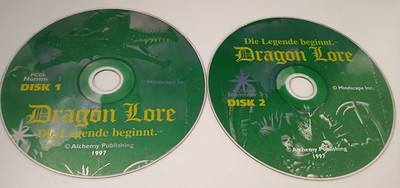 Dragon Lore - Die Legende beginnt - Retro PC Spiel / 90´s RPG / Mindscape  