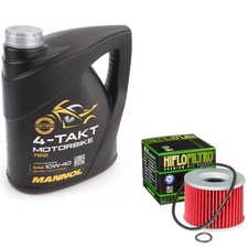 654 T / Sport 4 Cyl 4T Oil and Filter Kit Mannol Semi Synt 10w40 4L Benelli 1980 7.50 per litre