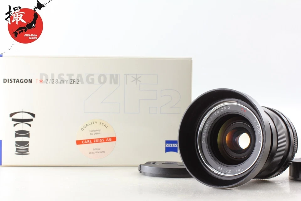 ZF.2 【TOP MINT in Box w/ Hood】 Carl Zeiss Distagon 28mm F2 T* Nikon F Lens... - Photo 1/4