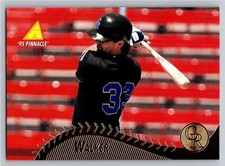 1995 Pinnacle Larry Walker #372 Colorado Rockies Baseball Card