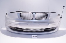 ! BMW 1er E81 E87 LCI Sto�f�nger Sto�stange vorne TITANSILBER (354)
