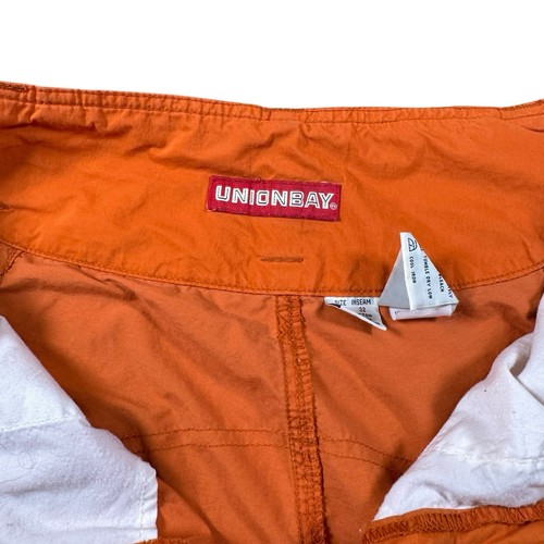 Vintage UNIONBAY Men’s 34x32 Carbon Orange Cargo Pants Y2K Utility, $50 - Photo 5