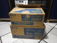 Marantz SC-1000 Preamplifier and SM-800 Power Amplifier in Original Boxes
