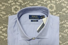 New Polo Ralph Lauren Men's EASY CARE Button Up Shirt - 16 32/33 - Light Blue