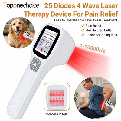 LLLT Cold Laser Therapy Adjustable Frequency & Time Non-Invasive Body Recovery