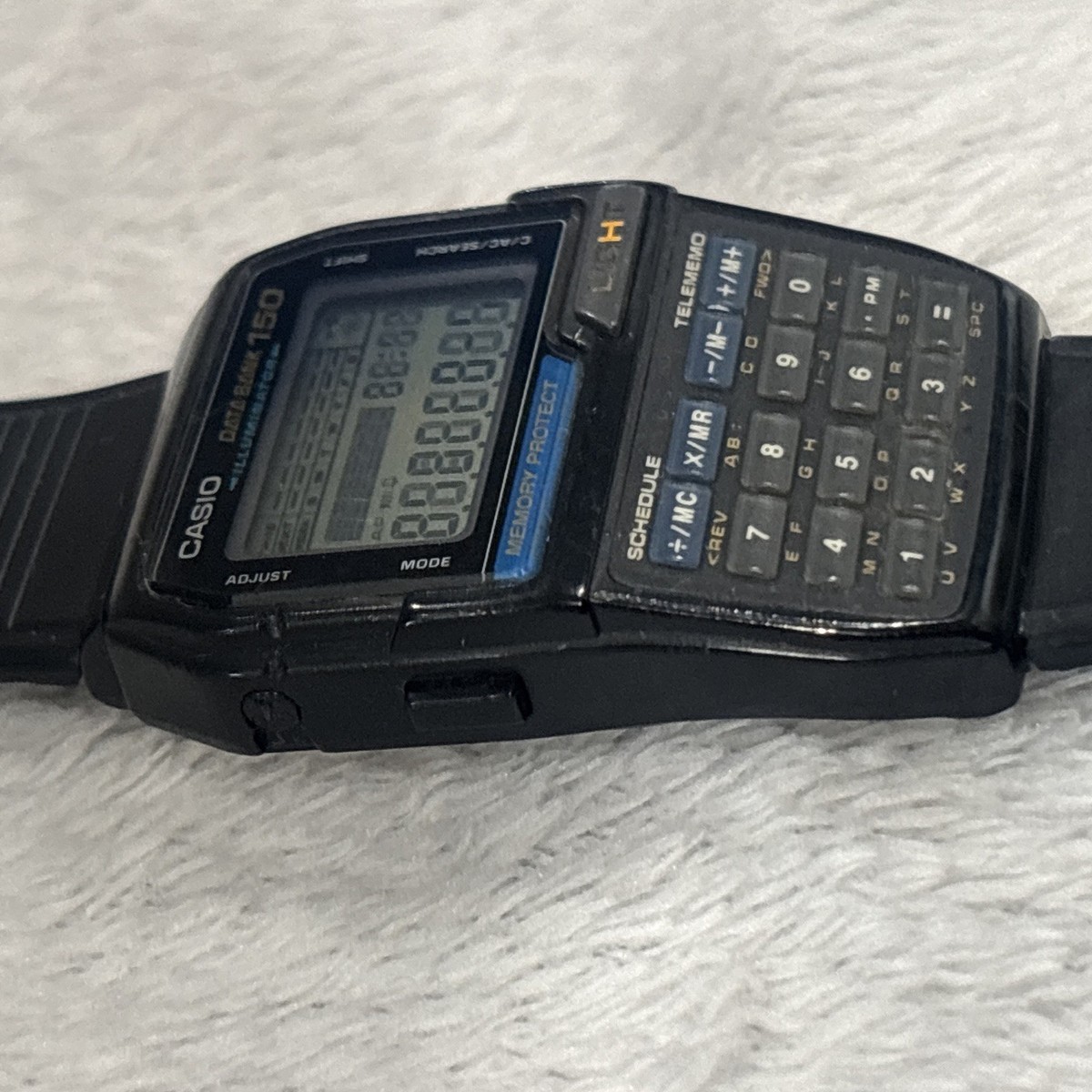 Vintage Casio Data Bank 150 Calculator Watch DBC-150 (1477) | eBay