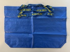 IKEA Medium 17.75x17.75x7 Blue Reusable Shopping Gift Bag Tote