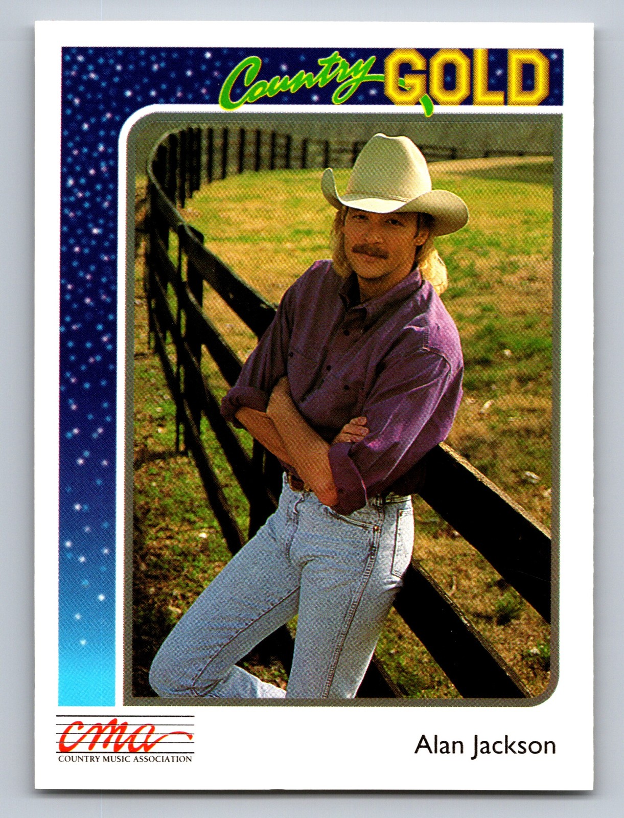 1992 Sterling Country Gold Alan Jackson #50