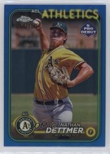 2024 Topps Pro Debut Chrome Blue Refractor 14/150 Nathan Dettmer #PDC-185 0w3