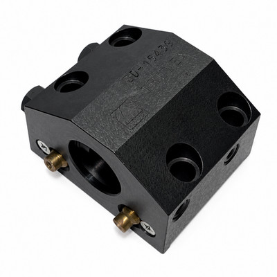 NEW TRUDEX OKUMA / HAAS 1-1/2'' I.D. TURRET TOOL BLOCK 80MM x 45MM BOLT SPACING