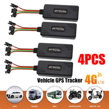 4PCS Car GPS Tracker Real-time Tracking Locator Device Remote Control Anti Theft