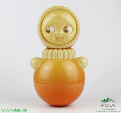 DDR Spielzeug russische Klangpuppe Nevalyashka ''Roly Poly'' Stehaufpuppe m. Video