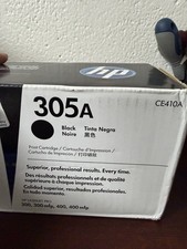 HP 305A CE410A Black Genuine/Original Laser Toner for LaserJet Pro 300 400