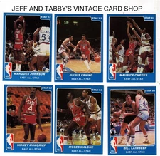 1983 Star   BASKETBALL CARDS / SEE DROP DOWN MENU FOR CARD YOU WILL RECEIVE