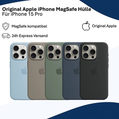 Original Apple iPhone 15 Pro MagSafe Silikon Hülle NEU Silicon Case Soft
