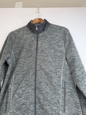 Flag & Anthem MadeFlex Fleece Full Zip Jacket Gray Heather Medium M