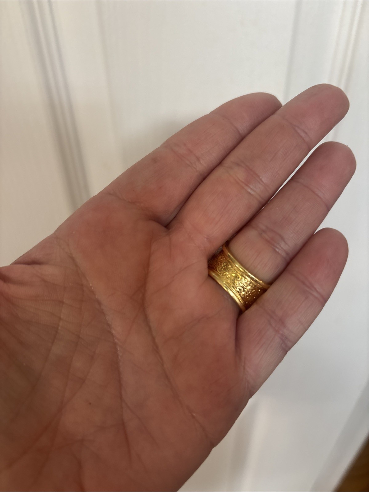 Unique 18k Solid Gold Ring With Amethyst And Rubi… - image 2