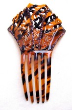 Faux tortoiseshell Victorian hair comb - NO US IMPORT FEES
